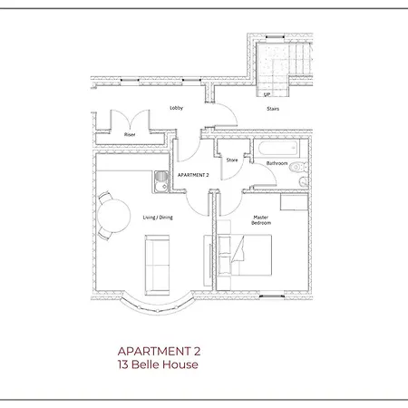 Finest Retreats - 13 Belle House - 2 Apartment